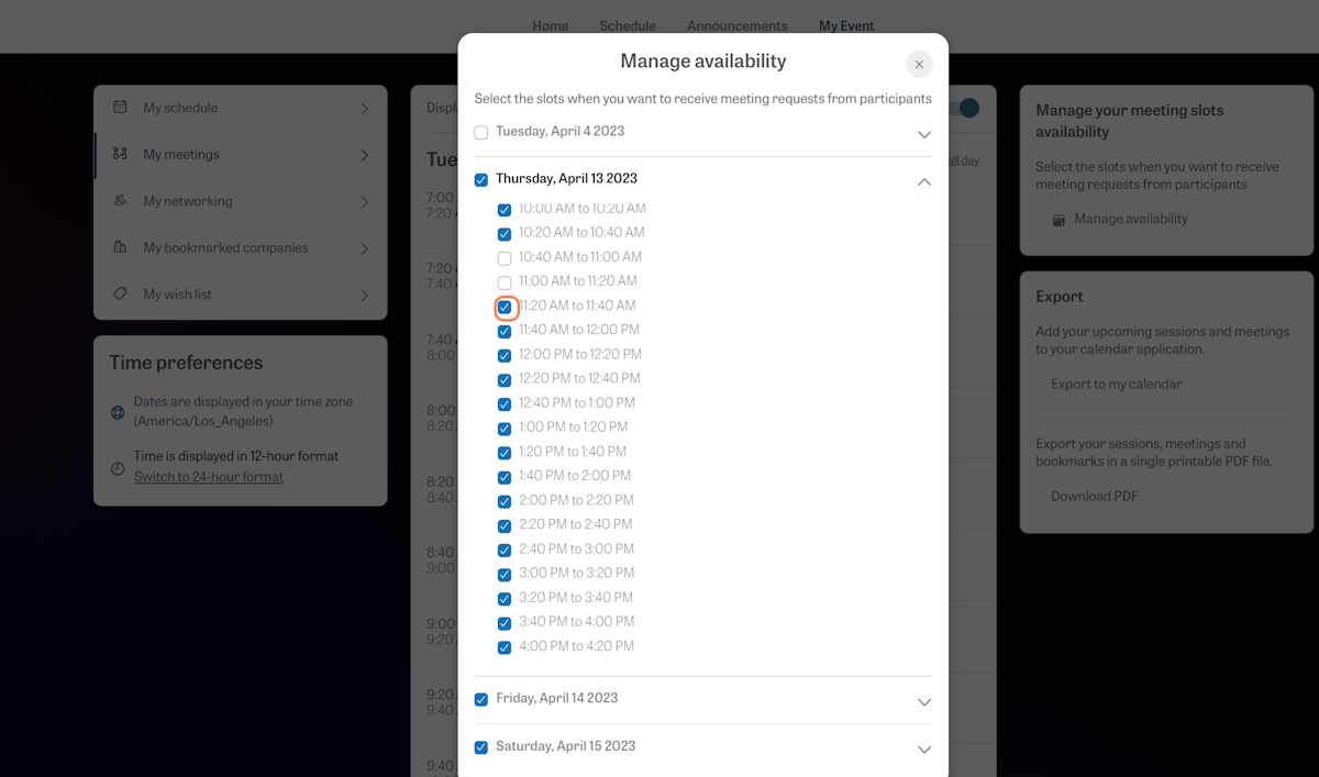 There is no need to save your selections, only check/un-check boxes.